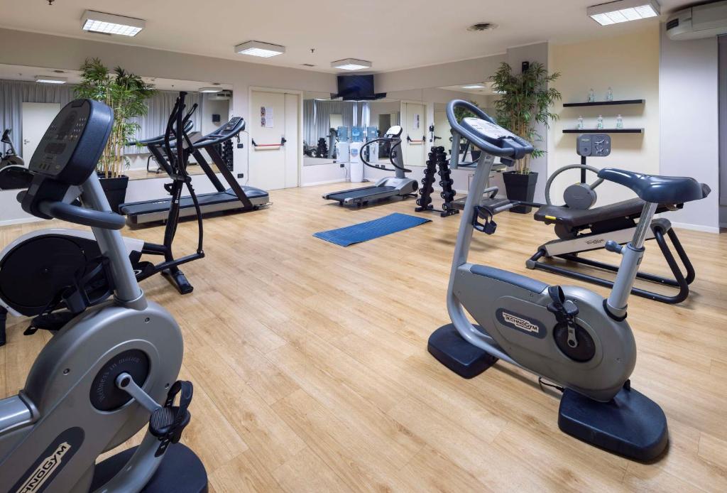 Centrum fitness w obiekcie Best Western CTC Hotel Verona