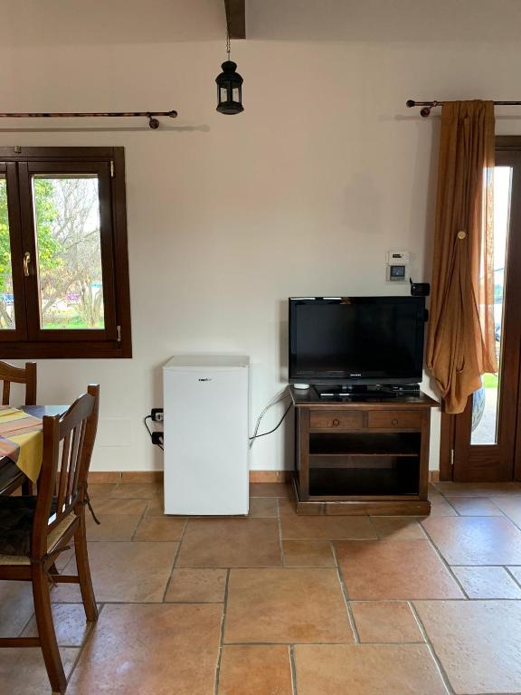 TV a/nebo společenská místnost v ubytování Momon1616 Intero Chalet