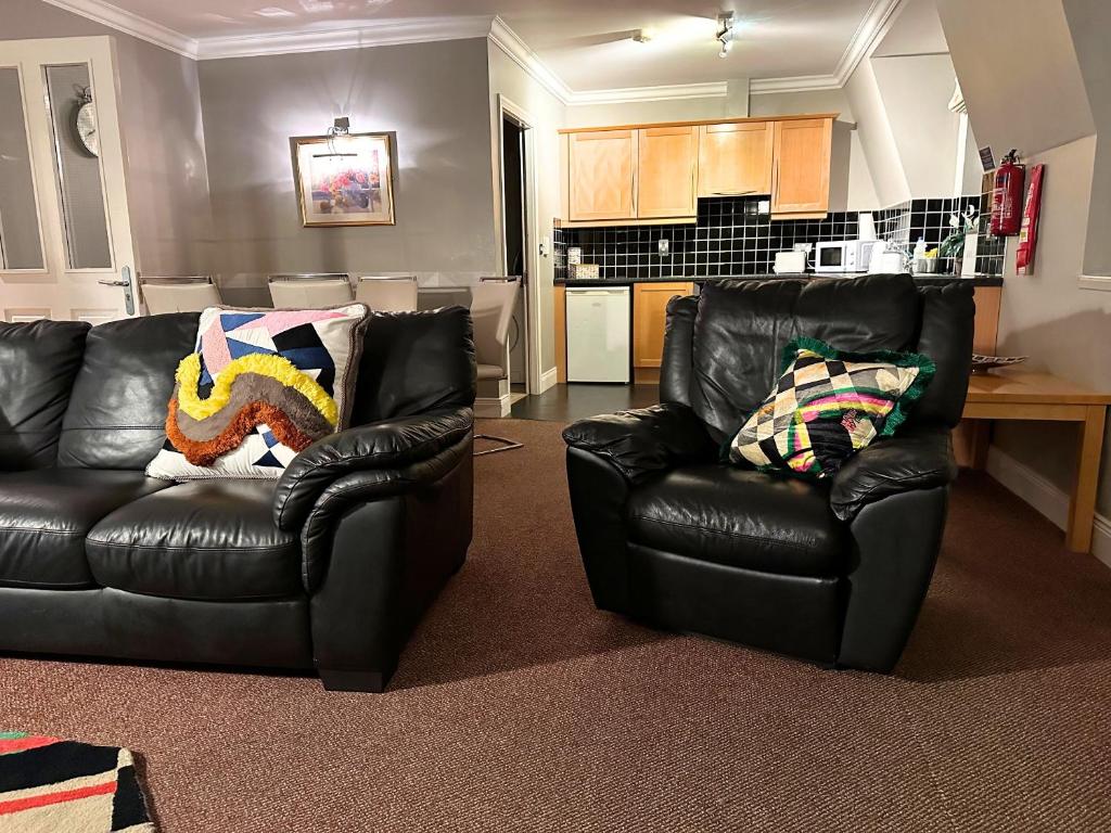 Posezení v ubytování Spacious 2 bedroom apartment in Killarney