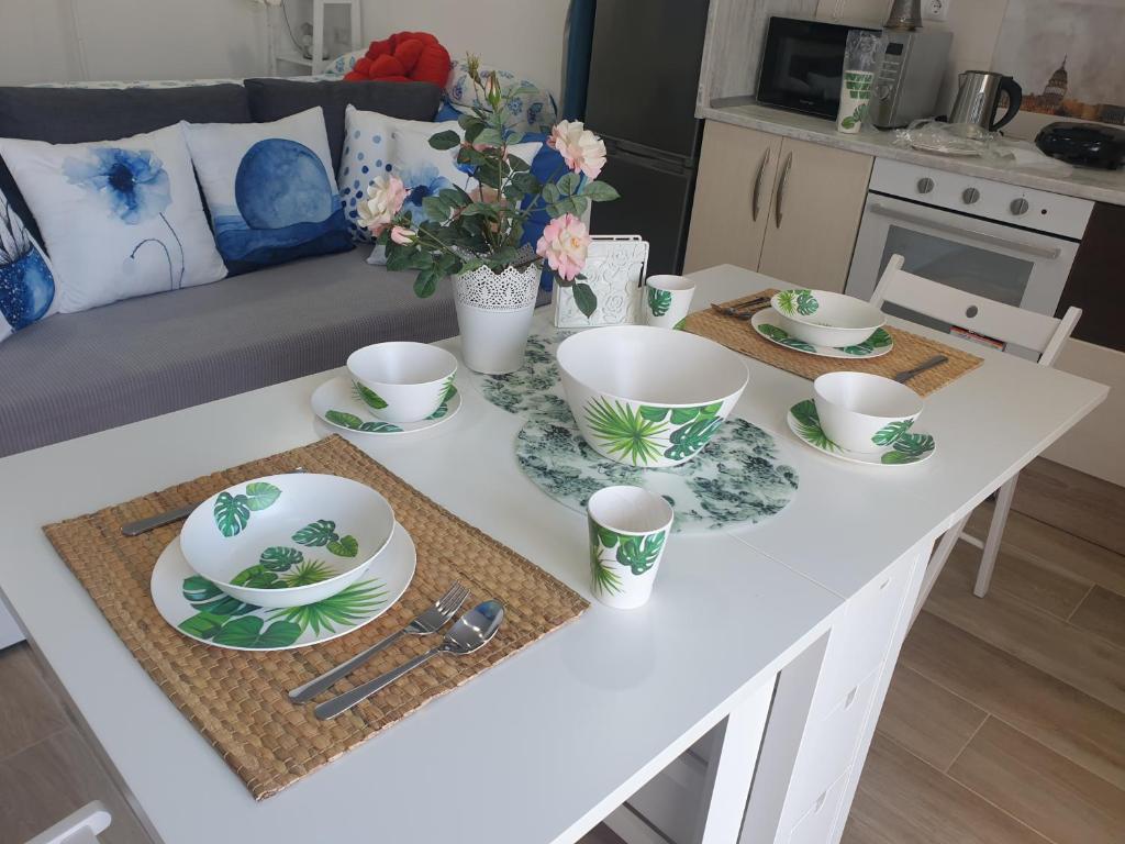 Kuchnia lub aneks kuchenny w obiekcie CALTERR - Loft con Terraza privada, Wifi, Recién reformado