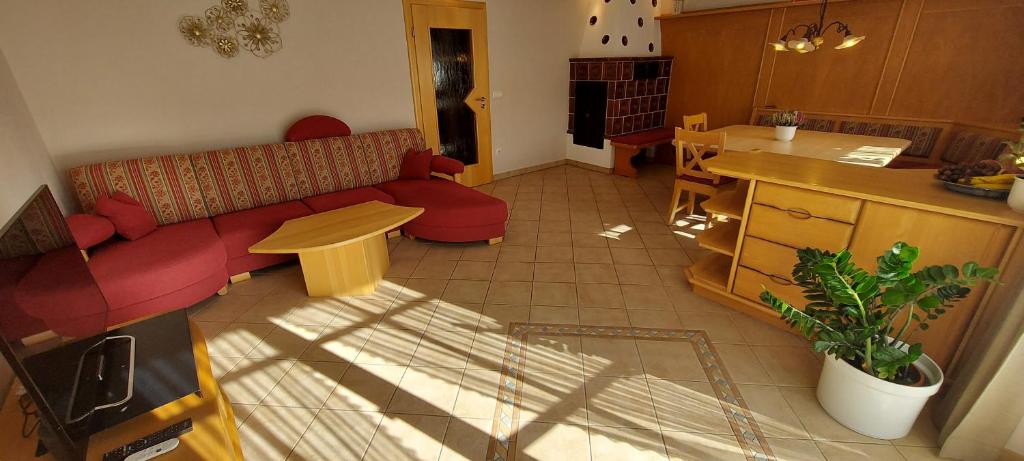 Posezení v ubytování Ferienhaus Molberting