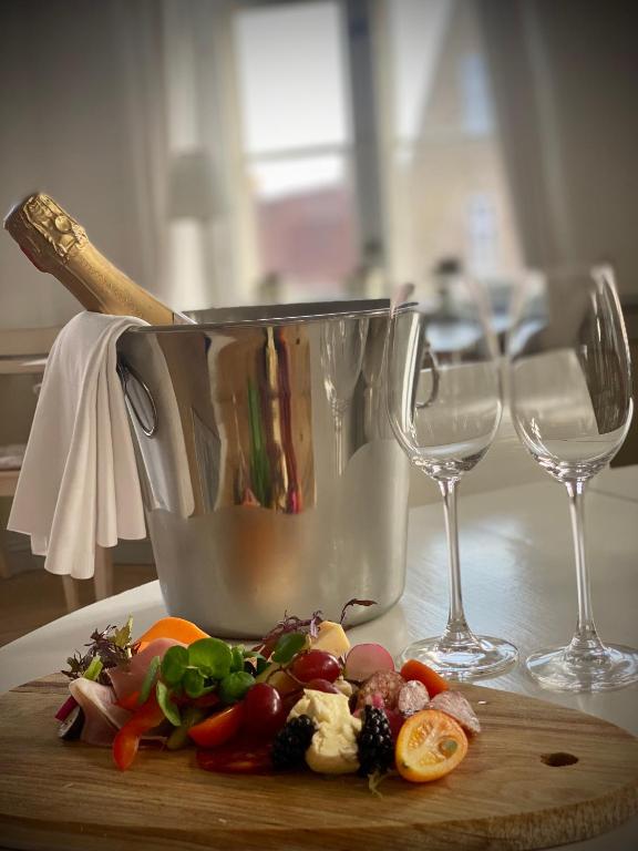 Nápoje v ubytování Brødremenighedens Hotel