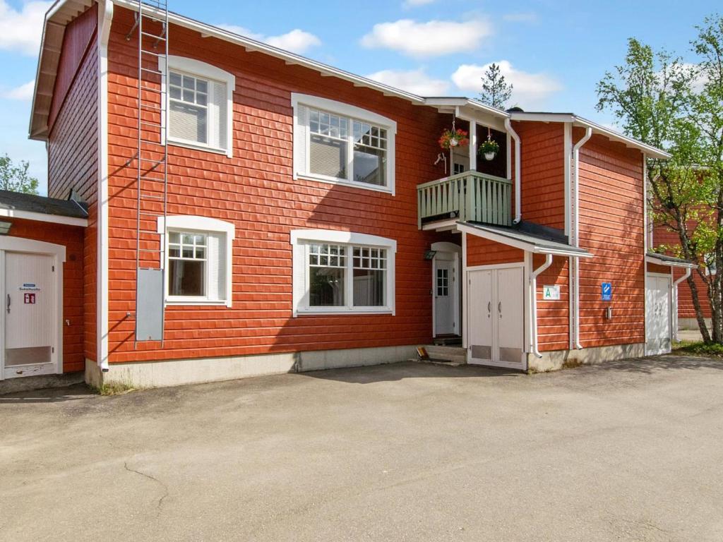 Bygningen som feriehuset ligger i