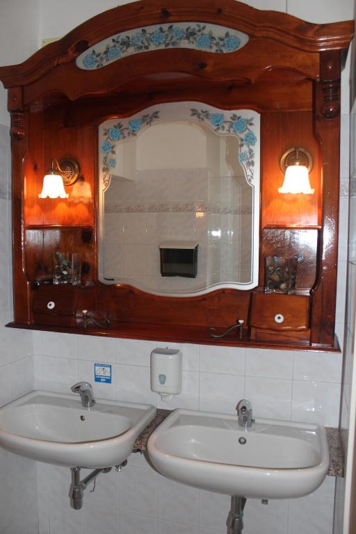 Koupelna v ubytování Hotel Santini