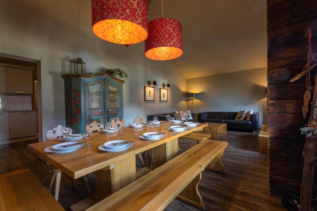 Posezení v ubytování Das Schmiedhaus