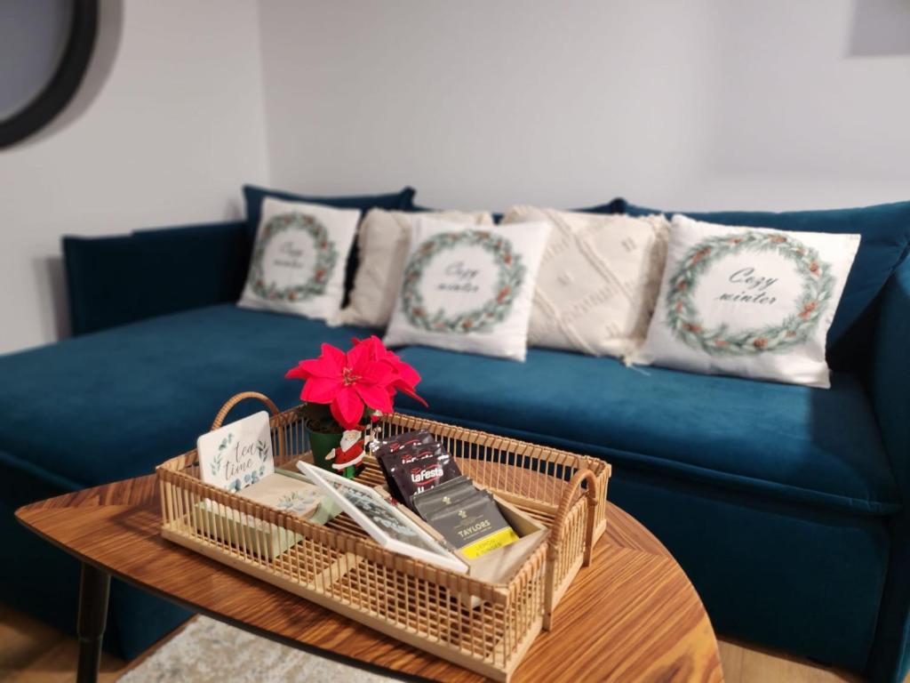 Posezení v ubytování Zen Nest Tiny House