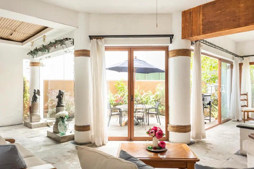 Posezení v ubytování Casa La Columna
