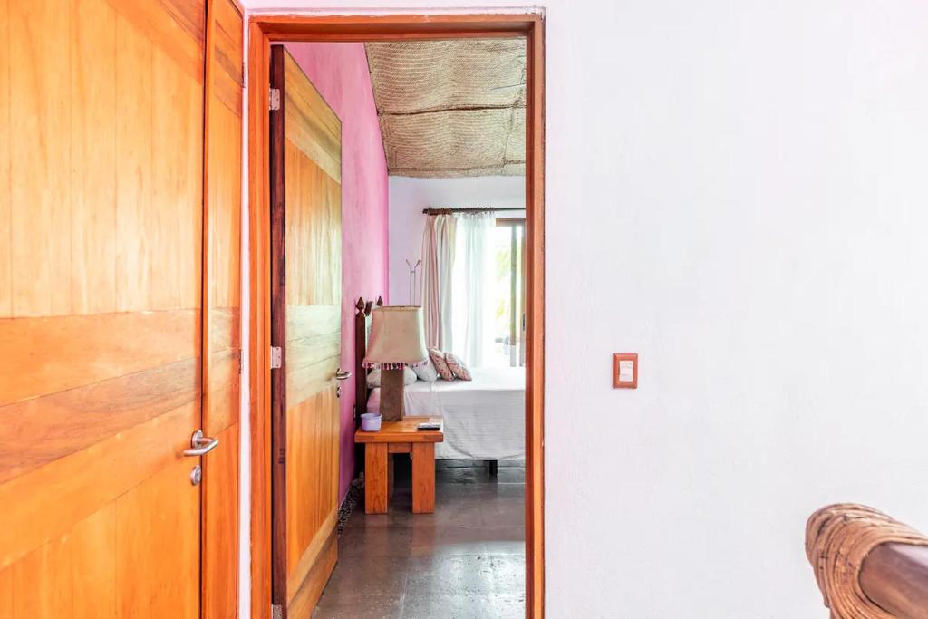 Postel nebo postele na pokoji v ubytování Casa La Columna