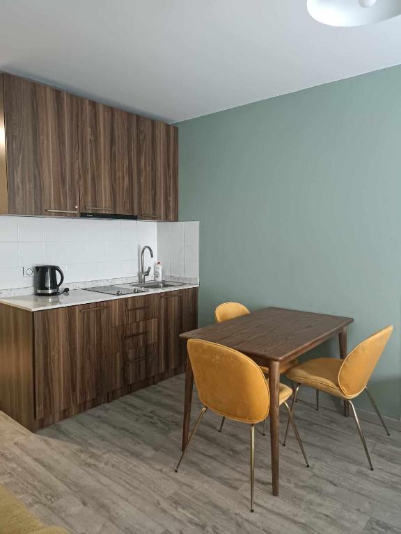 Kuchyň nebo kuchyňský kout v ubytování Новый Гудаури Loft 2