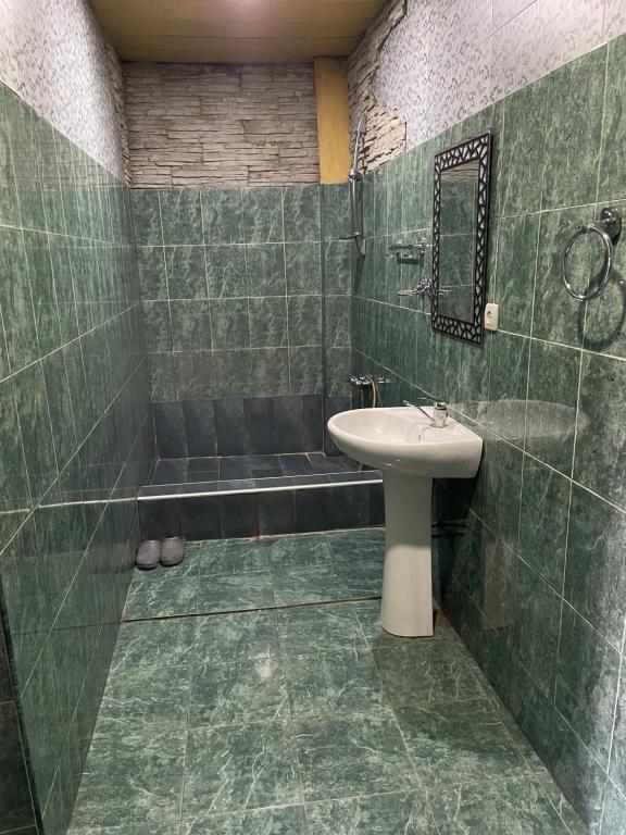 Koupelna v ubytování Hotel ERA
