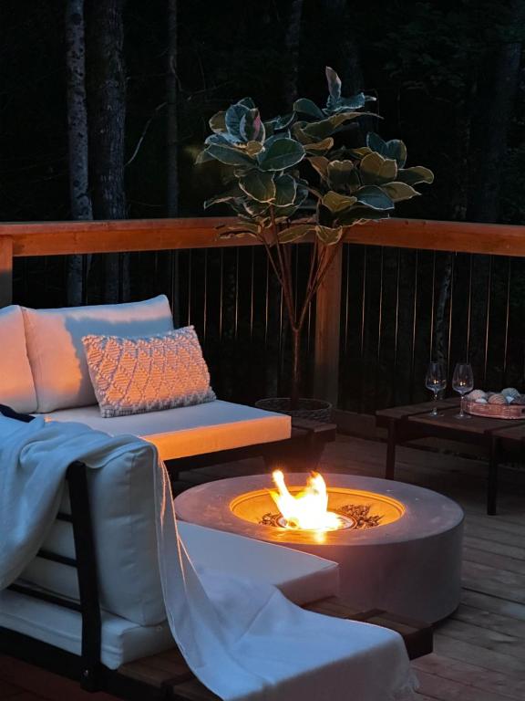 Posezení v ubytování Andas cabin CITQ#313550