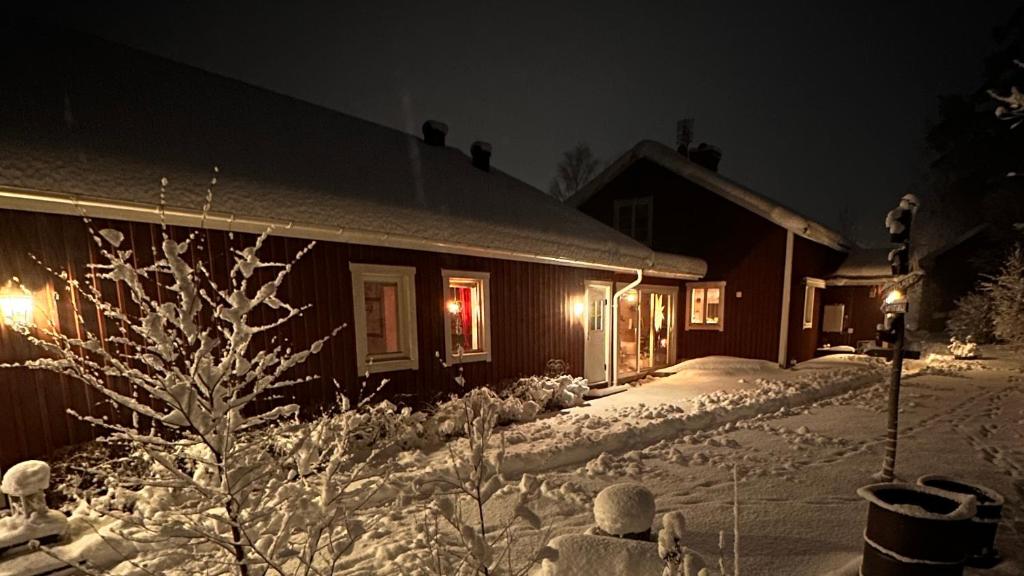 Kullerbacka Gästhus v zimě