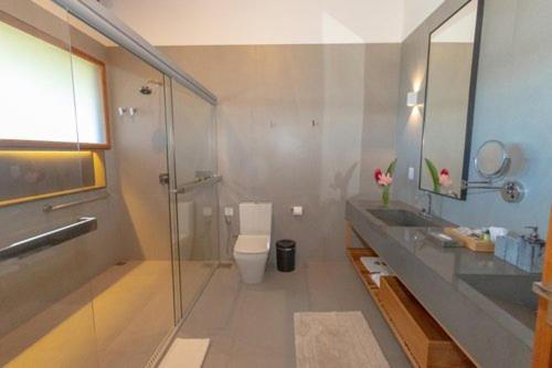 Koupelna v ubytování Kûara Hotel