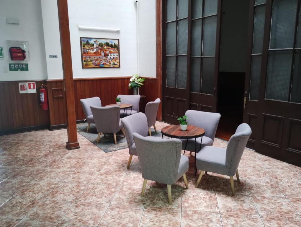 Un lugar para sentarse en Gran Casona Hostal