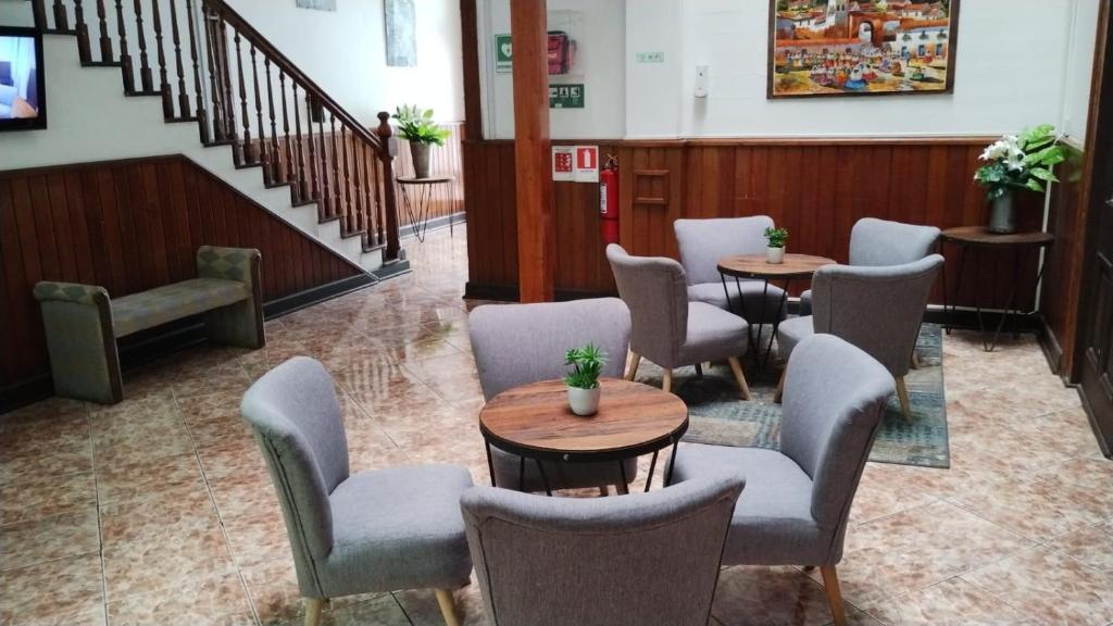 Un lugar para sentarse en Gran Casona Hostal