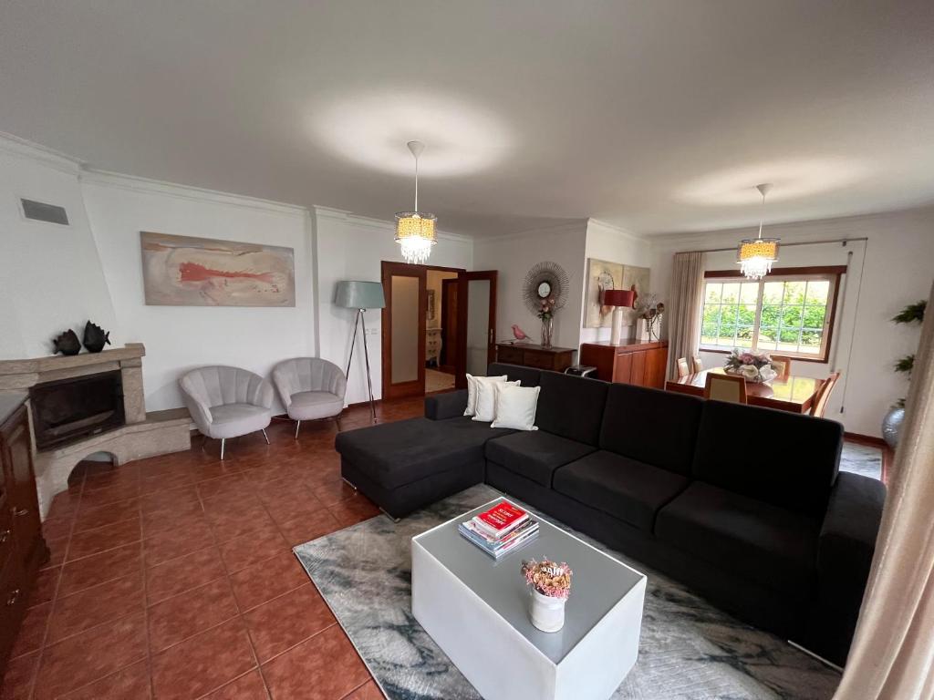 Posezení v ubytování AM Residence