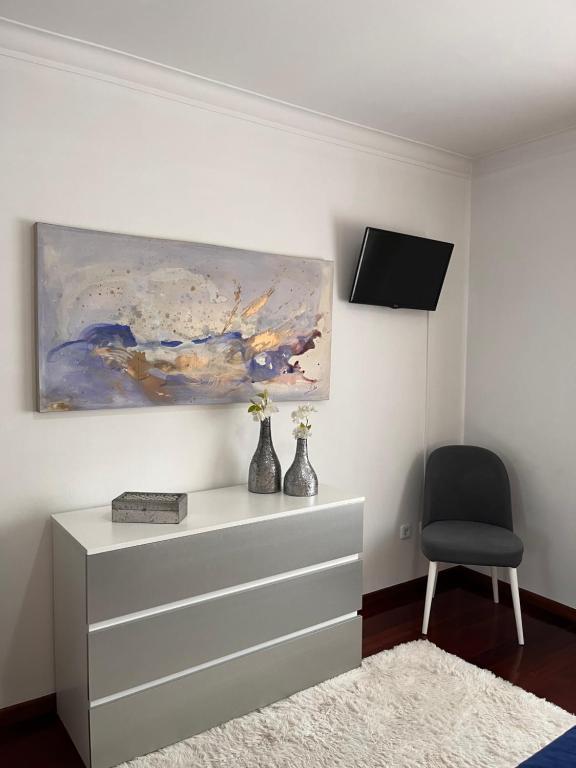 TV a/nebo společenská místnost v ubytování AM Residence