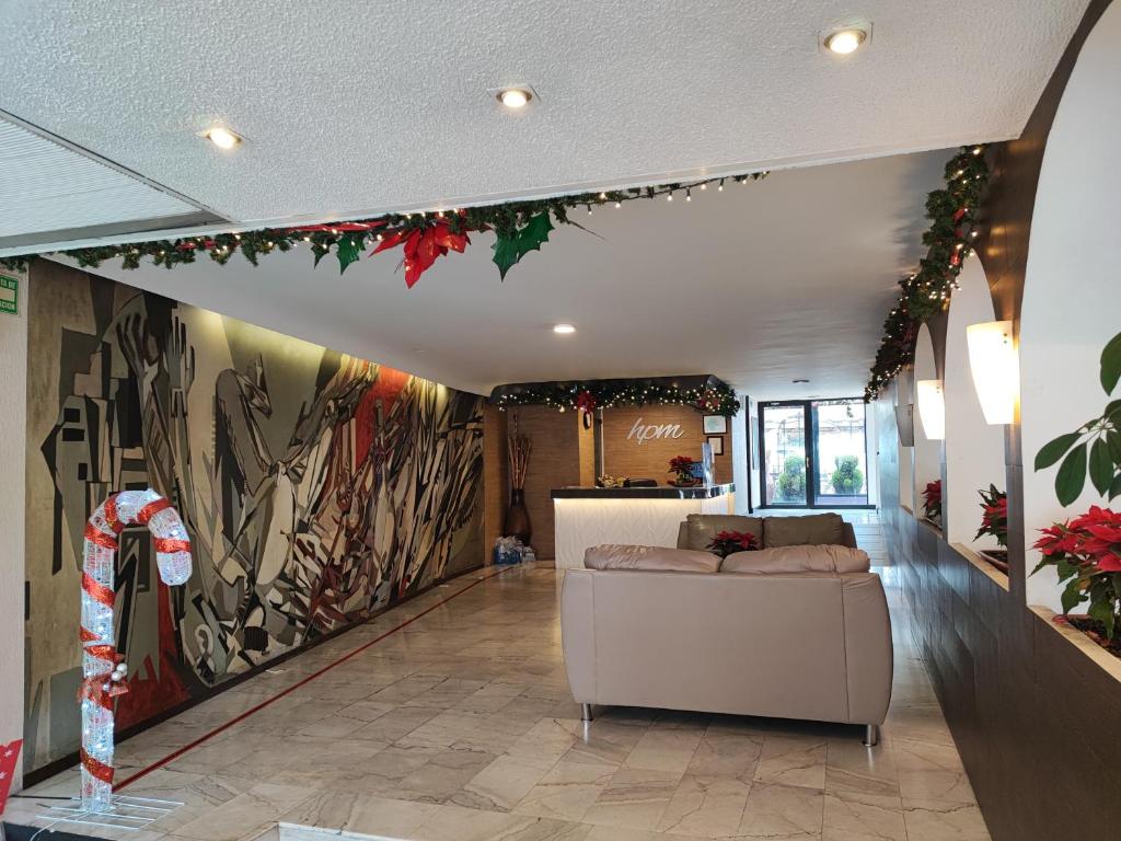 Un lugar para sentarse en Hotel Plaza Morelos