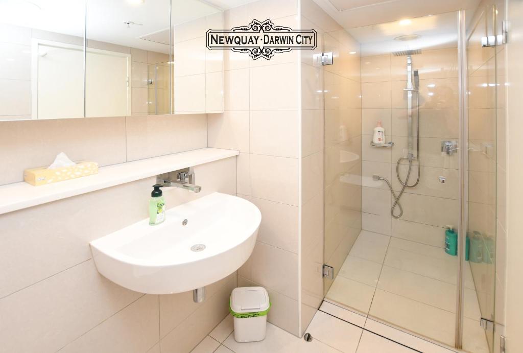 Kupatilo u objektu "NEWQUAY" Ideal Location & Views at PenthousePads