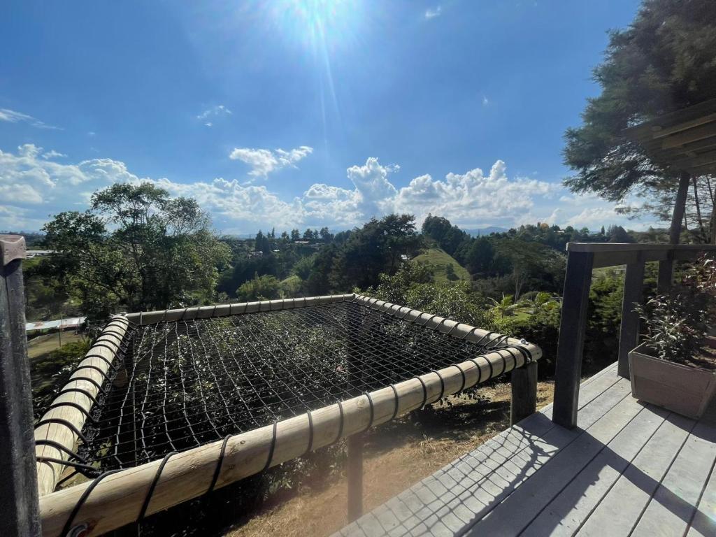 Balkón nebo terasa v ubytování Vitta Glamping