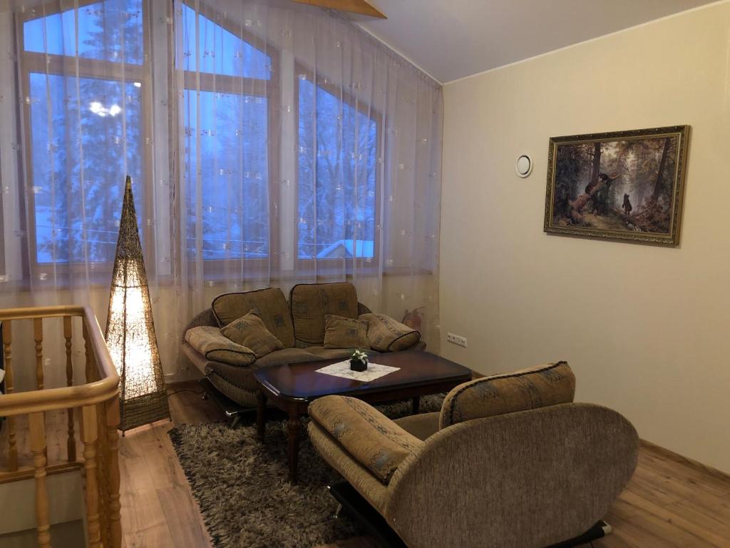 Posezení v ubytování Riia Villa