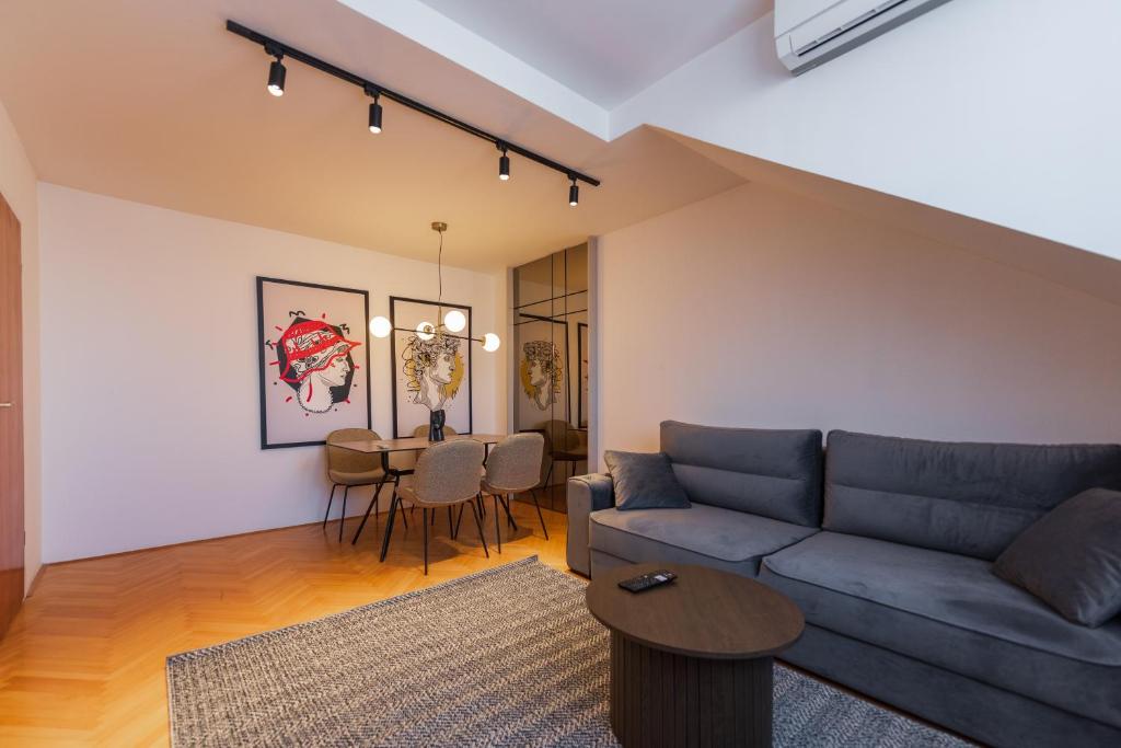 Posezení v ubytování Sarajevo Central Elegance Apartments