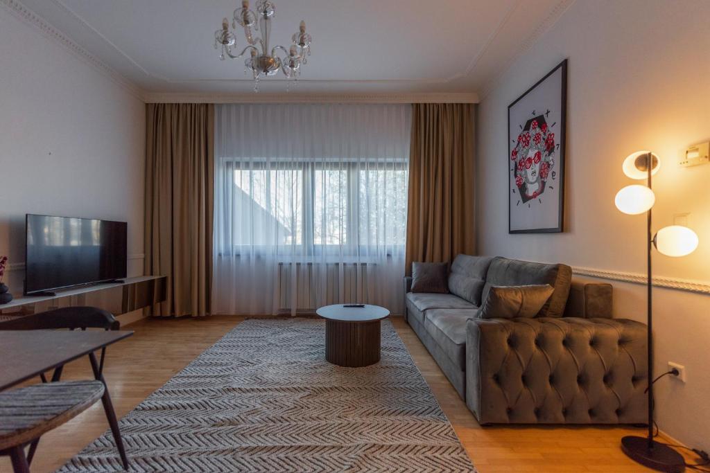 TV a/nebo společenská místnost v ubytování Sarajevo Central Elegance Apartments