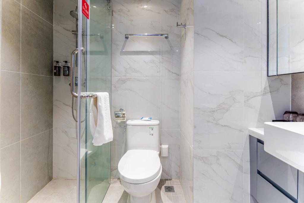 Koupelna v ubytování BORUISI Executive Apartment