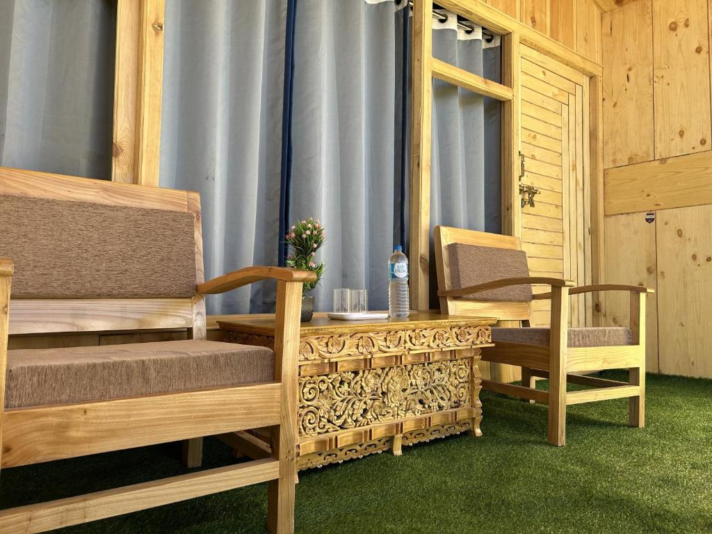 Posezení v ubytování Pangong Pearl