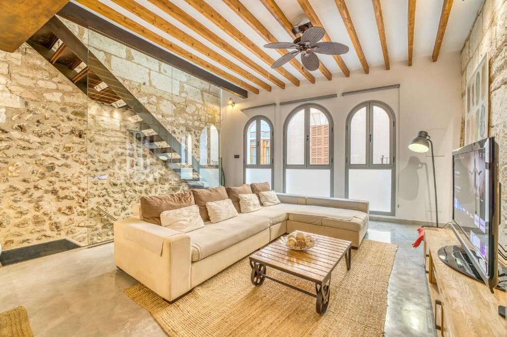 Μια τηλεόραση ή/και κέντρο ψυχαγωγίας στο Ideal Property Mallorca - Mercat 16