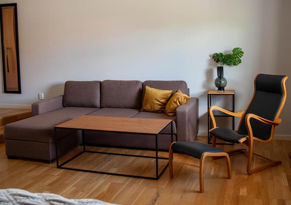 Posezení v ubytování Hotell Ronja
