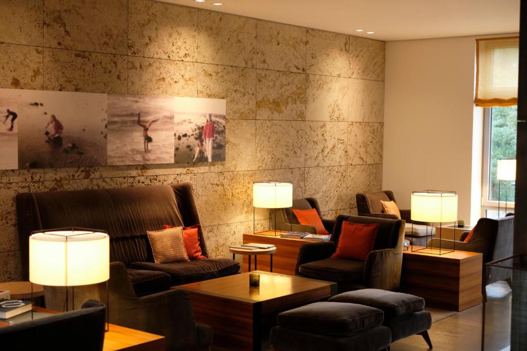 Posezení v ubytování Aalernhüs hotel & spa