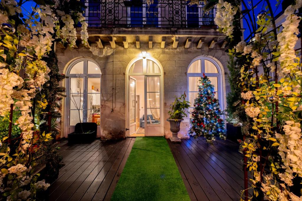 Zahrada ubytování Terrasse Royale au Coeur de Nantes