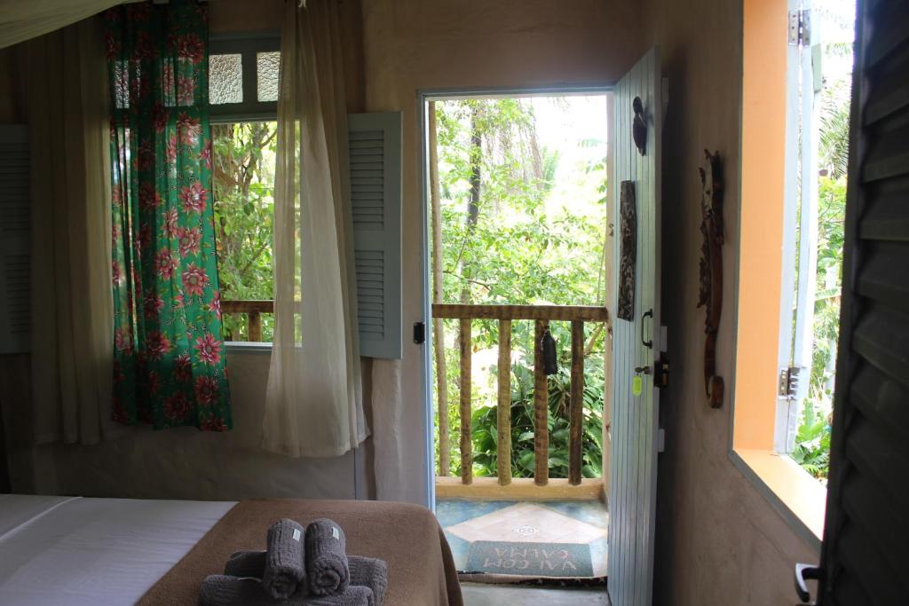 Postel nebo postele na pokoji v ubytování Eco Hostel Bosque di Barro