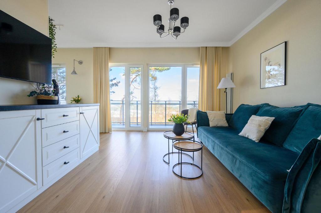 Posedenie v ubytovaní Navango Apartament z widokiem na morze