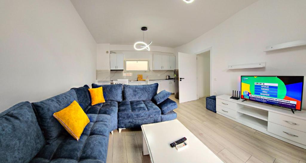 Super Apartment tesisinde bir oturma alanı