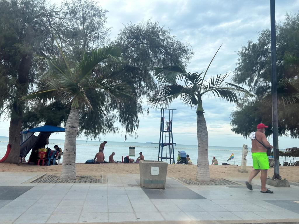 Hosté ubytování View Talay Residence 4 Jomtien Beach 56 Sqm big balcony pool view