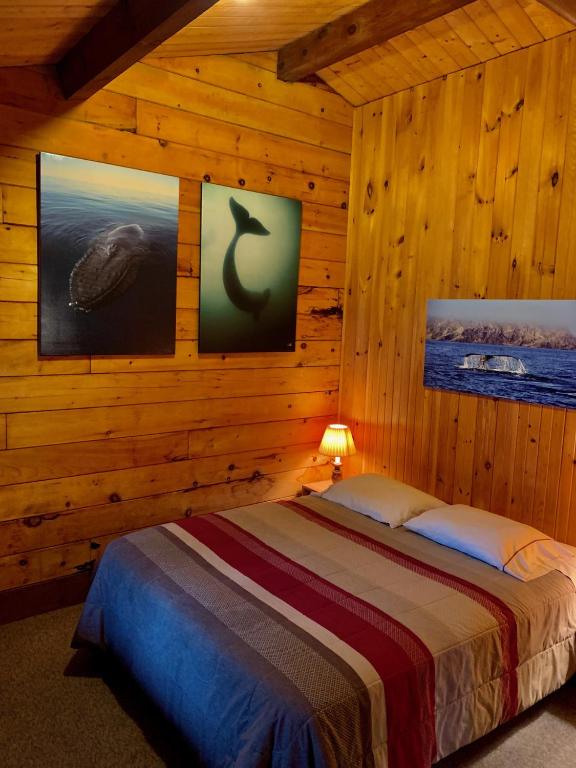 Postel nebo postele na pokoji v ubytování Vipilodge