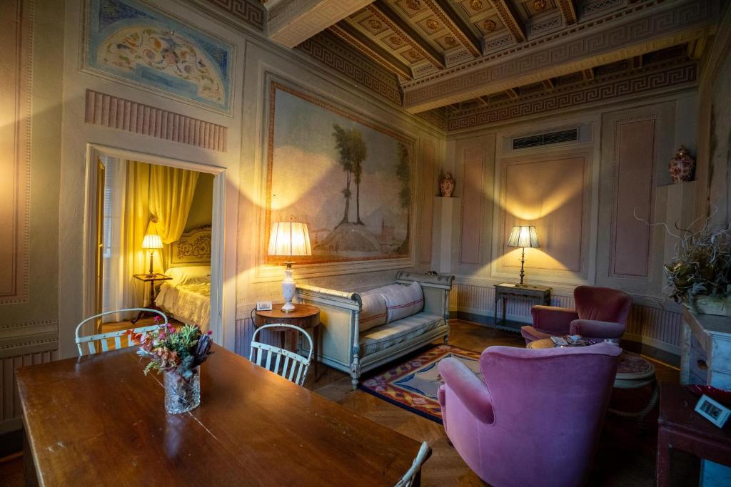 Posezení v ubytování Palazzo Rocchi - Residenza D'Epoca