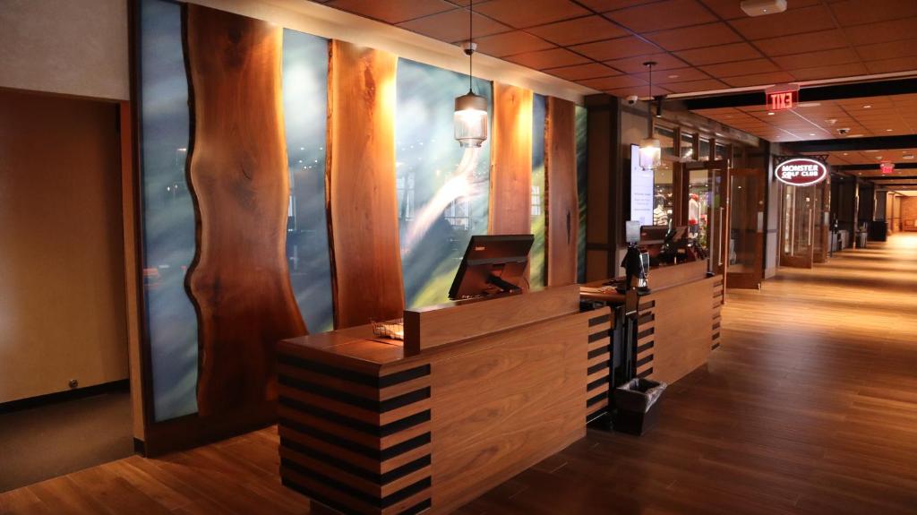 TV a/nebo společenská místnost v ubytování Resorts World Catskills