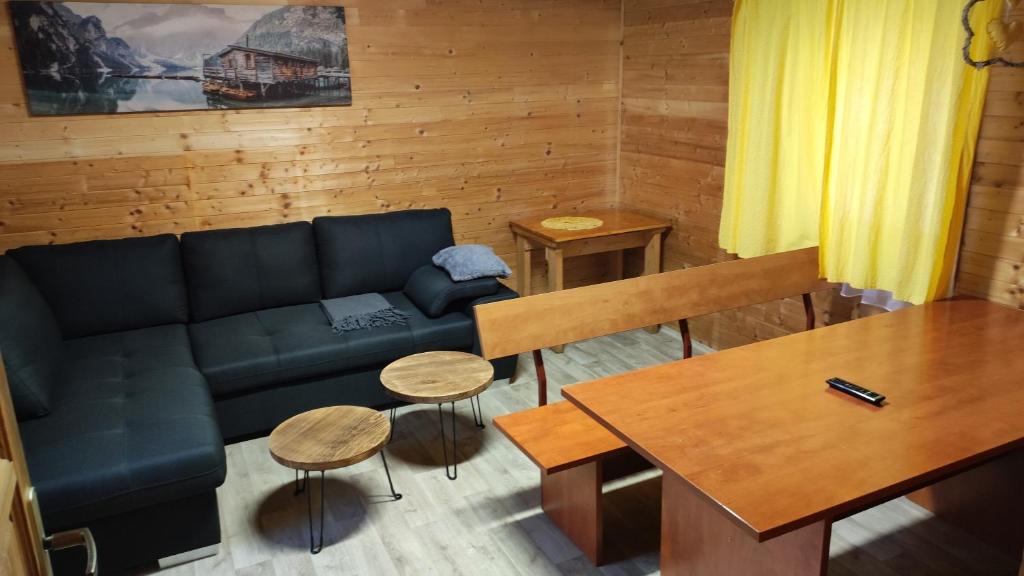 Posezení v ubytování Chaty ve Ski-relax Avalanche Dolní Moravice