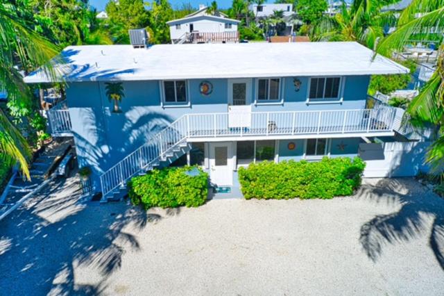 塔維涅的住宿－Parrot Eyes Upper，棕榈树海滩上的蓝色房子