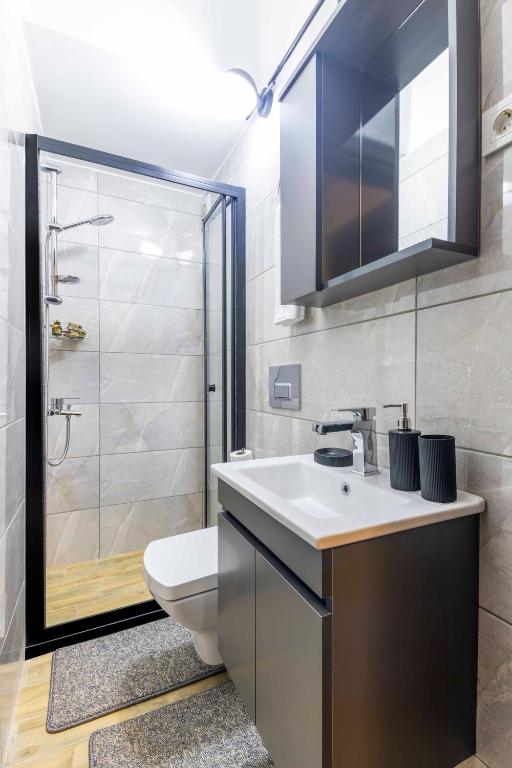 Koupelna v ubytování APARTMENTS BAKRAC 26