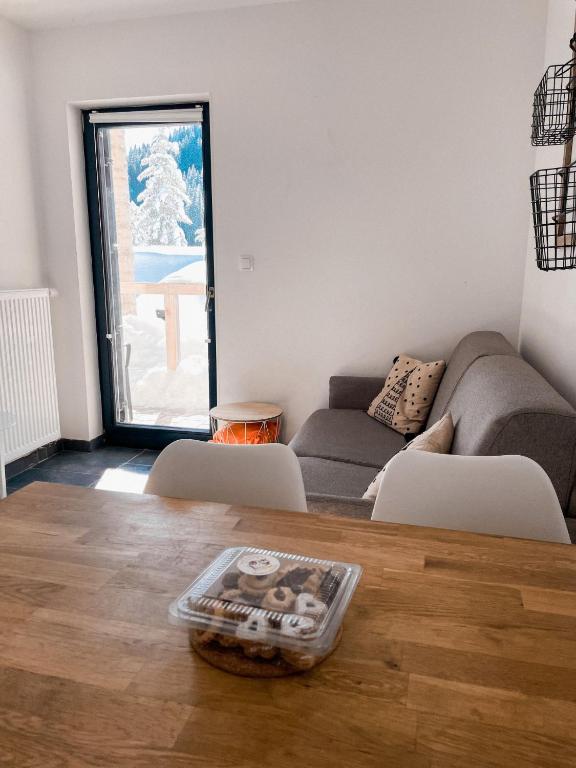 Posezení v ubytování Sunshine Apartments Golte - Sauna