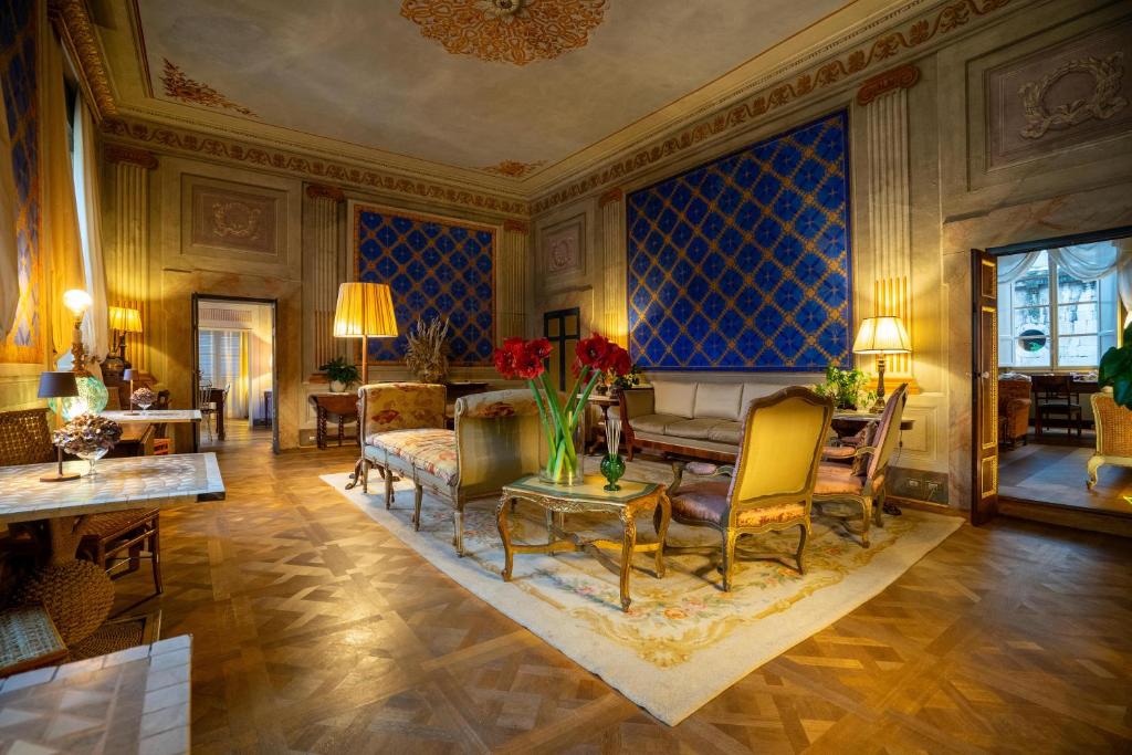 Posezení v ubytování Palazzo Rocchi - Residenza D'Epoca