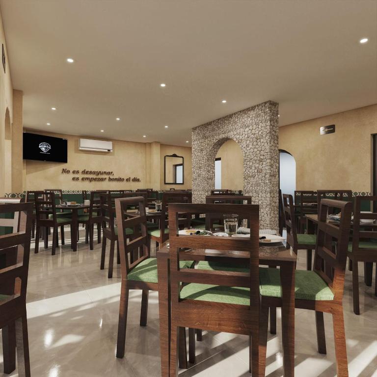 Restaurace v ubytování Hotel Colonial de Merida
