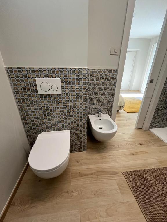 Koupelna v ubytování Alba Room 16