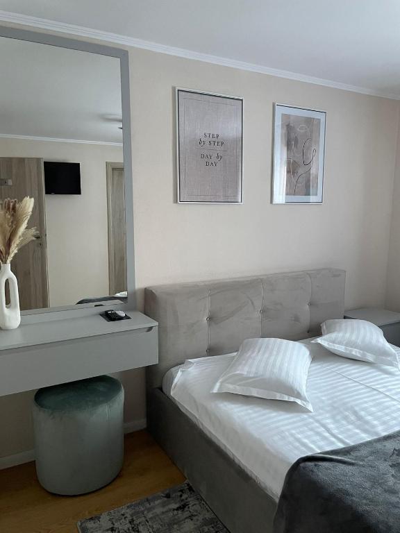 Postel nebo postele na pokoji v ubytování Private Chalet