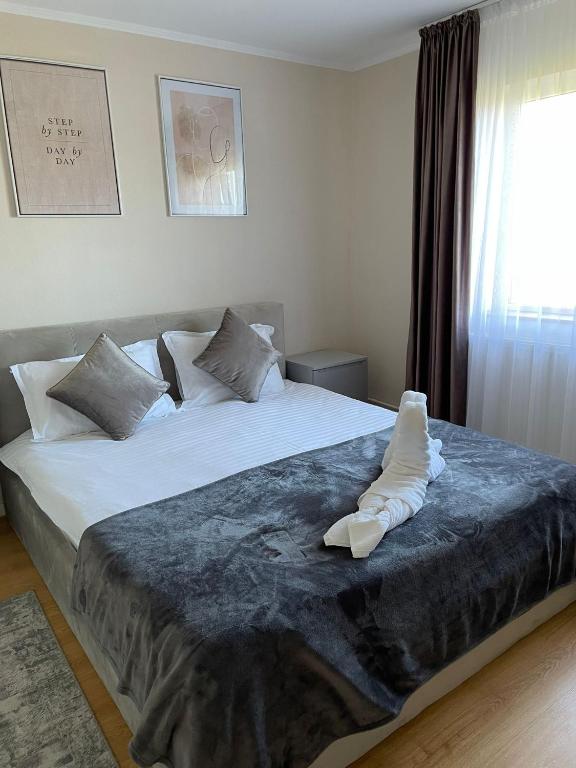Postel nebo postele na pokoji v ubytování Private Chalet