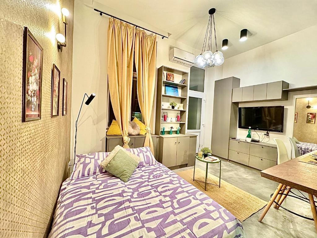 Postel nebo postele na pokoji v ubytování Dream Design Apartment - 3 bedrooms & Finn Sauna